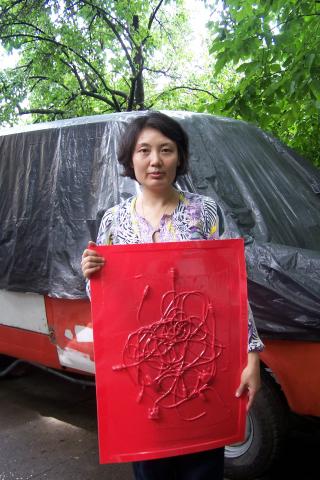 Xía Gao (Sanghai) is working in Művészfölde 2014